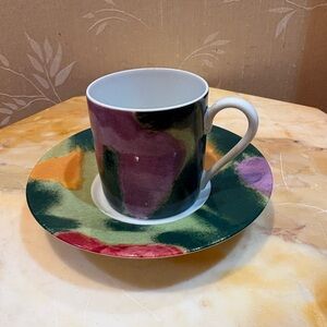 Jammet Seignolles  Limoges France 🇫🇷 Espresso Cup & Saucer